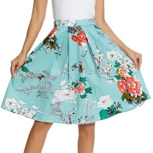 Floral Flare Midi Skirt NWT size 2XL